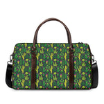 Cute Cactus Plant Pattern Print Duffle Bag