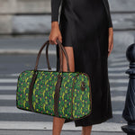 Cute Cactus Plant Pattern Print Duffle Bag