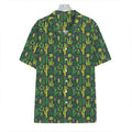 Cute Cactus Plant Pattern Print Hawaiian Shirt