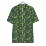 Cute Cactus Plant Pattern Print Hawaiian Shirt