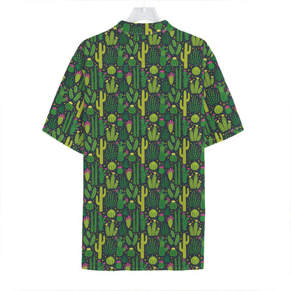 Cute Cactus Plant Pattern Print Hawaiian Shirt