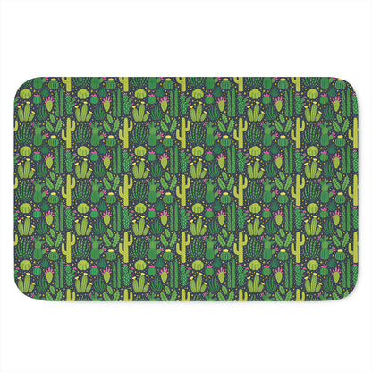 Cute Cactus Plant Pattern Print Indoor Door Mat