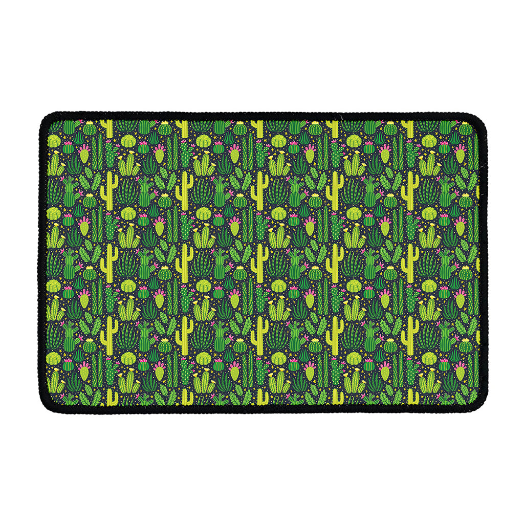 Cute Cactus Plant Pattern Print Kitchen Mat