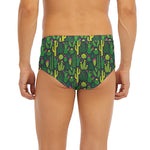 Cute Cactus Plant Pattern Print Men's Briefs