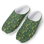 Cute Cactus Plant Pattern Print Mesh Casual Shoes