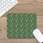 Cute Cactus Plant Pattern Print Mouse Pad