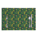 Cute Cactus Plant Pattern Print Placemat