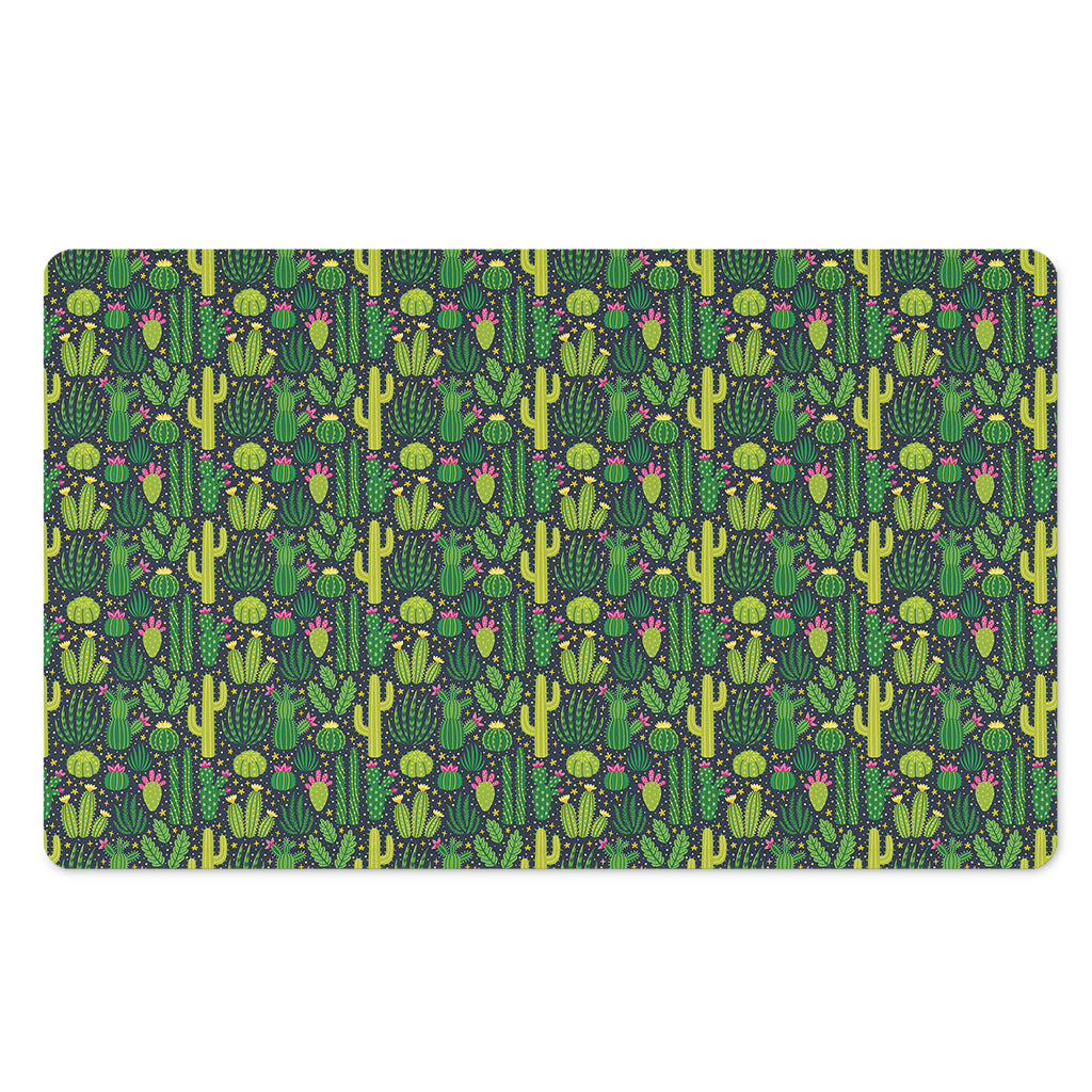 Cute Cactus Plant Pattern Print Polyester Doormat