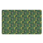 Cute Cactus Plant Pattern Print Polyester Doormat
