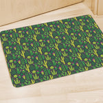 Cute Cactus Plant Pattern Print Polyester Doormat