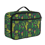 Cute Cactus Plant Pattern Print Portable Lunch Bag
