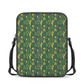 Cute Cactus Plant Pattern Print Rectangular Crossbody Bag