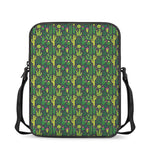 Cute Cactus Plant Pattern Print Rectangular Crossbody Bag