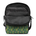 Cute Cactus Plant Pattern Print Rectangular Crossbody Bag