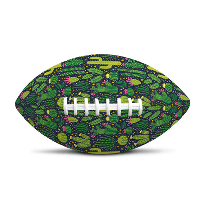 Cute Cactus Plant Pattern Print Rugby Ball