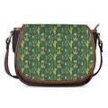 Cute Cactus Plant Pattern Print Saddle Bag