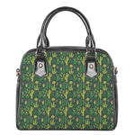 Cute Cactus Plant Pattern Print Shoulder Handbag