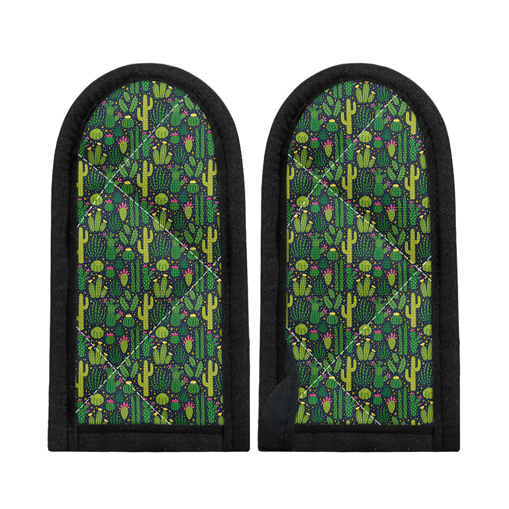 Cute Cactus Plant Pattern Print Skillet Handle Cover