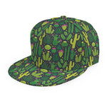 Cute Cactus Plant Pattern Print Snapback Cap