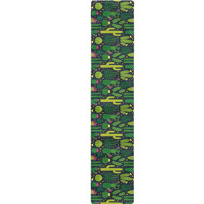 Cute Cactus Plant Pattern Print Table Runner