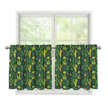 Cute Cactus Plant Pattern Print Tier Curtains