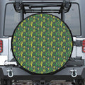 Cute Cactus Plant Pattern Print Tire Cover