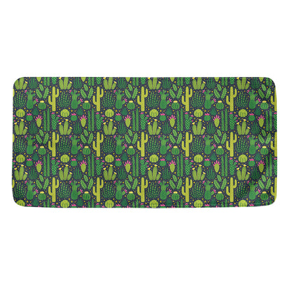 Cute Cactus Plant Pattern Print Towel