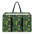 Cute Cactus Plant Pattern Print Utility Tote Bag