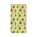 Cute Camping Pattern Print Baby Crib Sheet