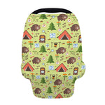Cute Camping Pattern Print Baby Seat Cover