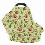 Cute Camping Pattern Print Baby Seat Cover