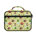 Cute Camping Pattern Print Briefcase Bible Bag