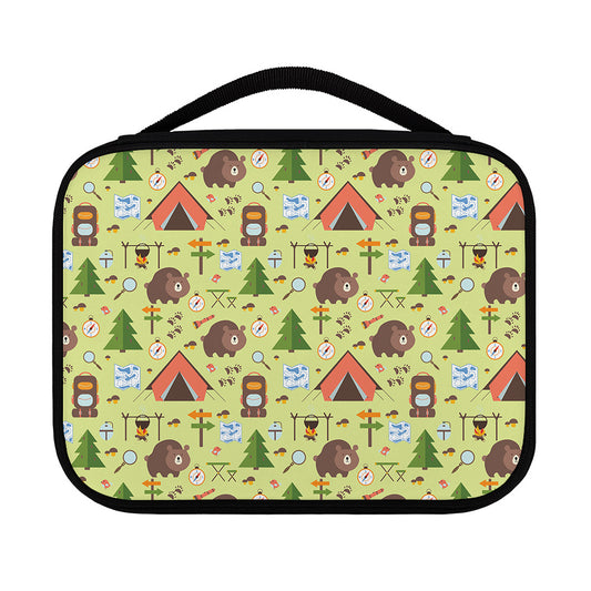 Cute Camping Pattern Print Classic Bible Case