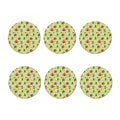 Cute Camping Pattern Print Coaster Set