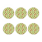 Cute Camping Pattern Print Coaster Set