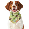 Cute Camping Pattern Print Dog Bandana