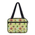Cute Camping Pattern Print Double Strap Bible Bag