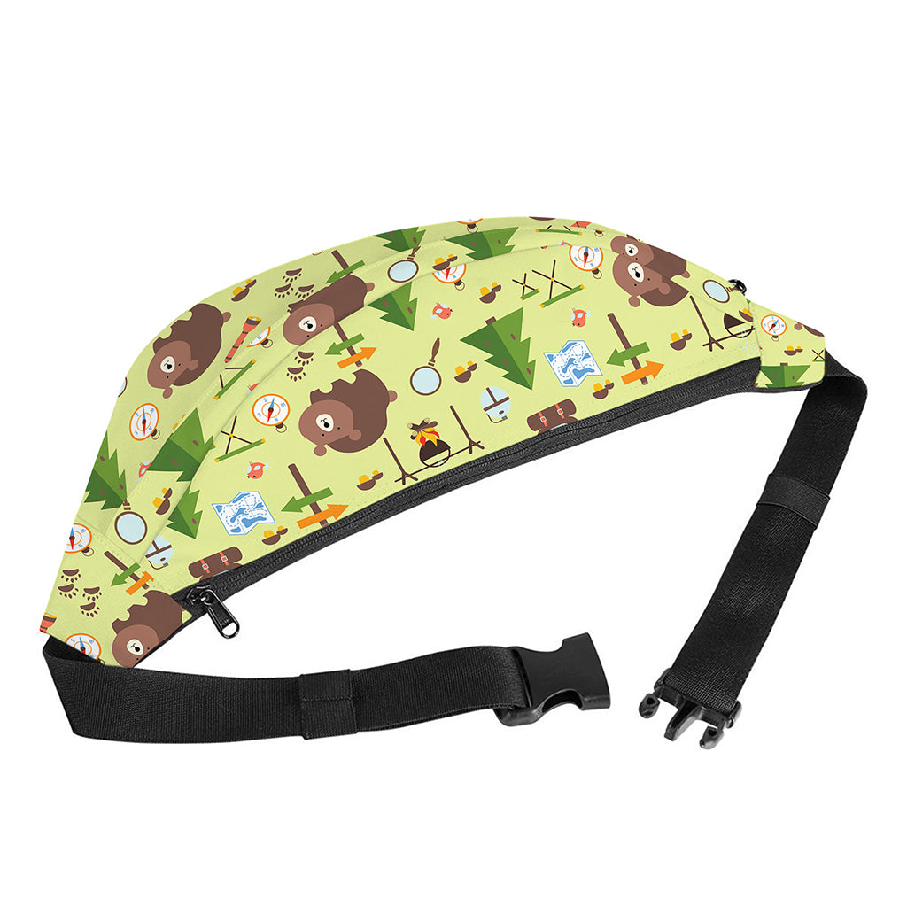 Cute Camping Pattern Print Fanny Pack