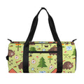 Cute Camping Pattern Print Gym Bag