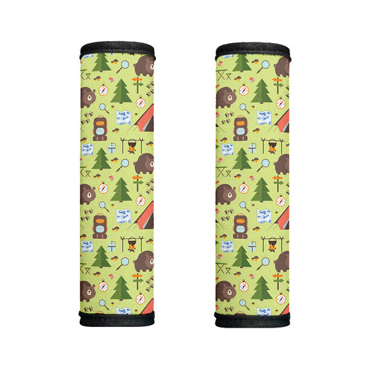 Cute Camping Pattern Print Handle Covers