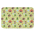 Cute Camping Pattern Print Indoor Door Mat
