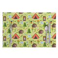 Cute Camping Pattern Print Placemat