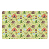 Cute Camping Pattern Print Polyester Doormat