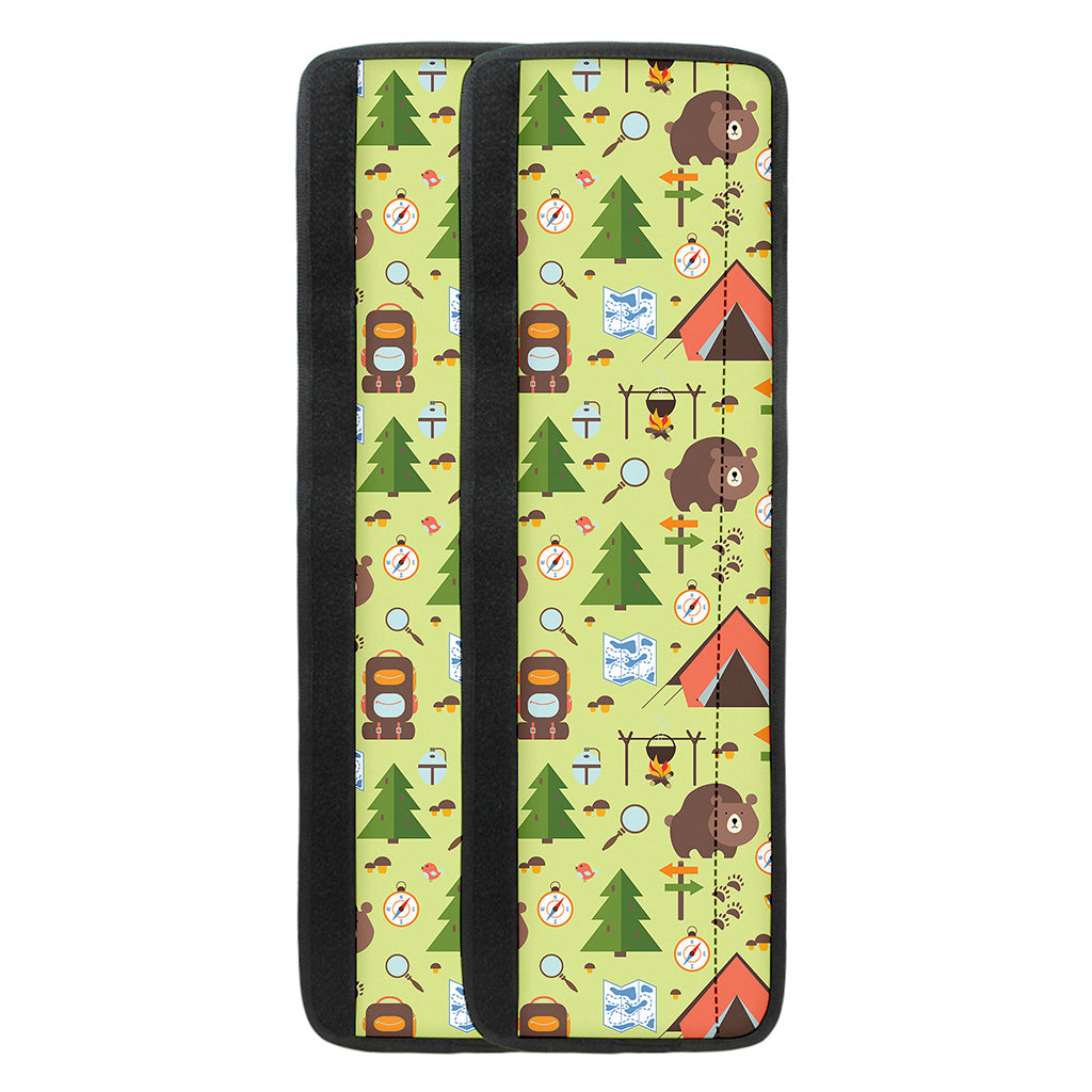 Cute Camping Pattern Print Refrigerator Handle Covers