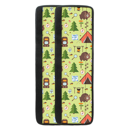 Cute Camping Pattern Print Refrigerator Handle Covers