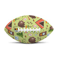 Cute Camping Pattern Print Rugby Ball