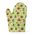 Cute Camping Pattern Print Single Oven Mitt