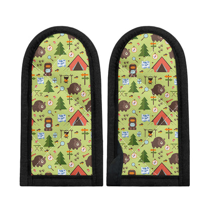 Cute Camping Pattern Print Skillet Handle Cover