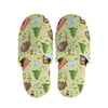 Cute Camping Pattern Print Slippers