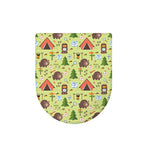 Cute Camping Pattern Print Toilet Lid Cover